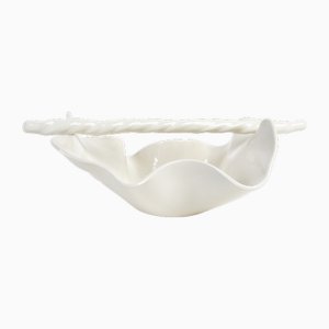 Classic Deep Plate with Ceramic Skewer by Constanza Cecchetto