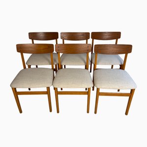 Dänische Esszimmerstühle, 6 . Set