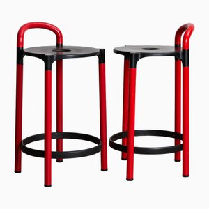 Polo Bar Stools attributed to Anna Castelli Ferrieri for Kartell, 1979, Set of 2