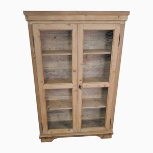 Fir Wood Bookcase, 1950s