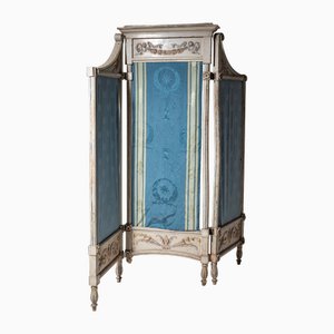 Biombo plegable de estilo Luis XVI, siglo XIX