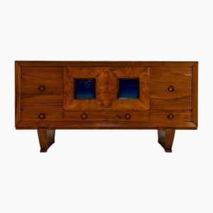 Sideboard in Indian Rosewood and Burlwood attributed to Paolo Buffa, Italy, 1940s
