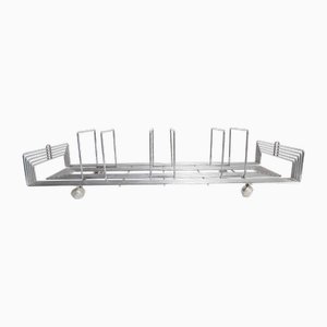 Max Sauze Magazine Rack attributed to Isocèle, 1970s