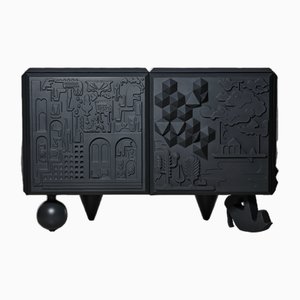 Black Tout Va Bien Sideboard by Antoine Et Manuel for BD Barcelona