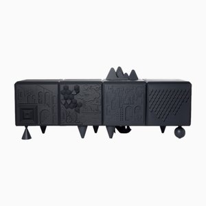 Schwarzes Tout Va Bien Sideboard von Antoine Et Manuel für BD Barcelona
