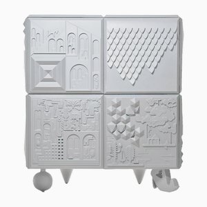 Meuble Tout Va Bien Blanc par Antoine Et Manuel pour BD Barcelona