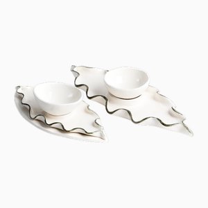 The Eye Servierplatte mit Schale von Constanza Cecchetto, 2er Set