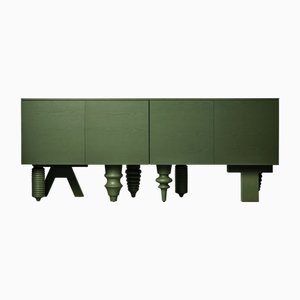 Green 2m Multileg Cabinet by Jaime Hayon from Bd Barcelona