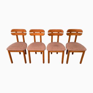 Italienische Stühle aus Eiche, 1960er, 4 . Set