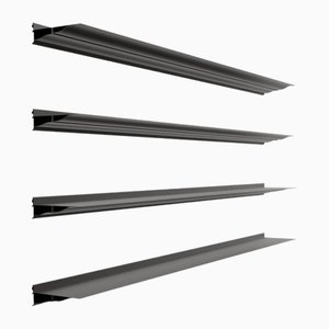 Etagère Corniche Noire par Oscar Tusquets & Lluis Clotet pour BD Barcelona