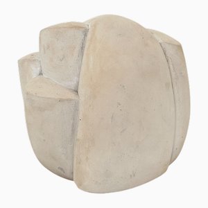 Jens Schleede, Sculpture Cubistique, Allemagne, 1970, Plâtre