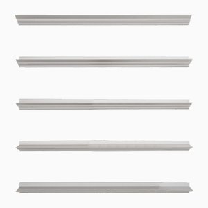 Libreria Cornisa in argento di Oscar Tusquets & Lluis Clotet per BD Barcelona