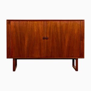Sideboard with Tambour Doors by Børge Mogensen, 1950s