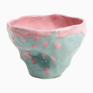 Verre Punch Flora #1 Aqua par Constanza Almazàn Carrasco