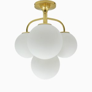 Deckenlampe aus Messing von ER Nele für Temde, Schweiz