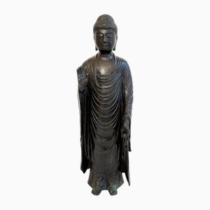 Escultura de Buda de bronce de principios del siglo XX