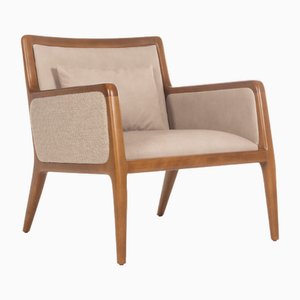 Boomer Lounge Chair with Upholstered Arms by Fabian Pellegrinet Conte