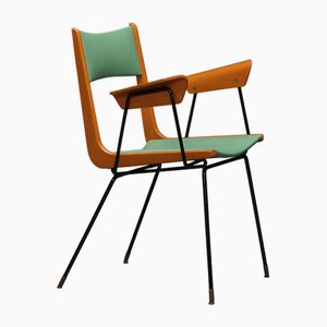 Chaise de Bureau Vintage Boomerang par Carlo Ratti, 1950s