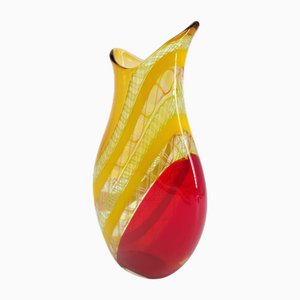 Vase Filigrana en Verre de Murano par 1295 murano