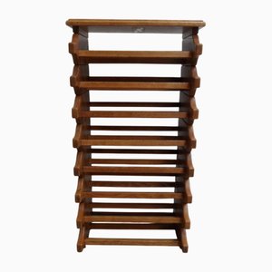 Brutalist Stackable Wine Rack, 1960s