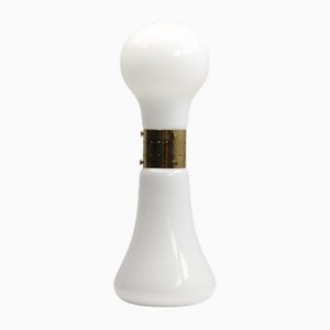 Brillo Floor Lamp in White Murano Glass attributed to Carlo Nason for Mazzega, 1964