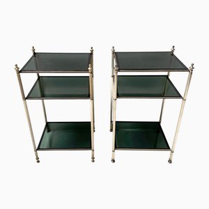 Hollywood Regency Side Tables by Maison Jansen, 1940s, Set of 2