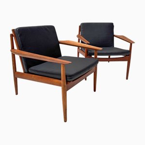 Set de Fauteuils Mid-Century Modernes par Arne Vodder pour Glostrup, 1950s
