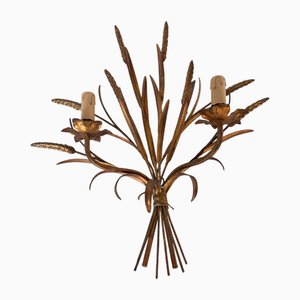 Wall Light in Gilt Brass, 1970s