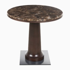 Dorios Side Table with Marble Top by Fabian Pellegrinet Conte