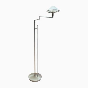 Adjustable Floor Lamp with Swing Arm Marked Holtkotter, 1970s