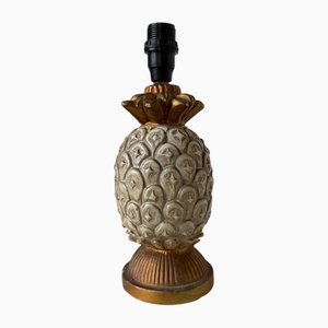 Terrakotta Lampenfuß mit Ananas, 1950er