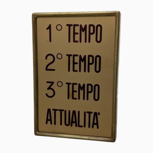 Insegna cinematografica vintage, anni '60