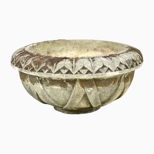 Large Carved Stone Basin