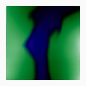 Ugne Pouwell, Green and Blue Color Field Abstract, 2024, Photographie