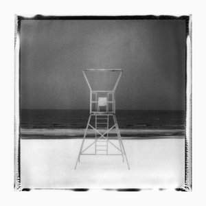 Frozen Beach #8 - Photographie de paysage analogique en noir et blanc 2022