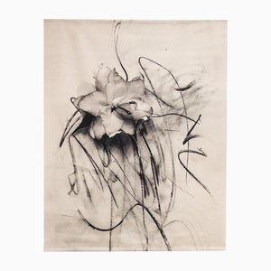 Lily in Charcoal - Limited Edition Photograph on Raw Cotton Canvas (3/5) 2023