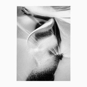 Veil of Time - Black and White Abstract Portrait, Limited Edition of 20 2021
