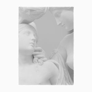 Eye to Eye - Marble Sculpture in Black and White Photography 2018