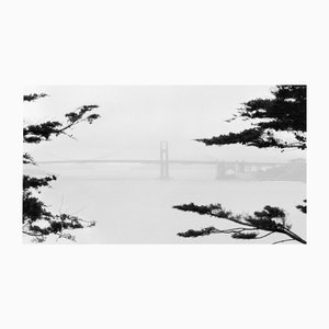Puente Golden Gate Lands End n. ° 2 - Fotografía de arte de paisaje en blanco y negro 2023