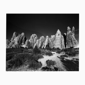 Sand Dune Arches - Black and White Rock Arch Photography, Limitd Edition of 10 2023