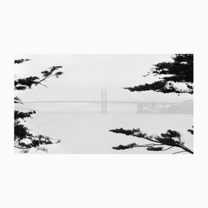Golden Gate Bridge Lands End no.2 - Black and White Landscape Art Photography 2023
