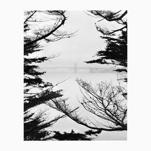 Puente Golden Gate Lands End -Fotografía en blanco y negro, edición limitada de 20 2023