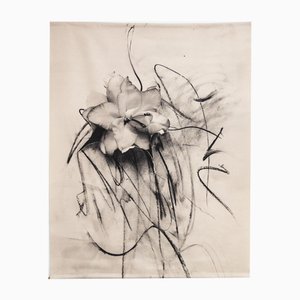 Lily in Charcoal Abstract Expressionism Photography, edición limitada 3 de 5 2023