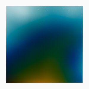 Body in Blue - Colour Field Abstract, 25x25 Cm, Limited Edition of 25 2024