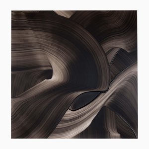 Christoph Schrein, Tenebris, 2024, Óleo y acrílico sobre vidrio