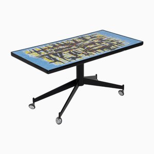 Enamelled Copper Coffee Table by Siva Poggibonsi
