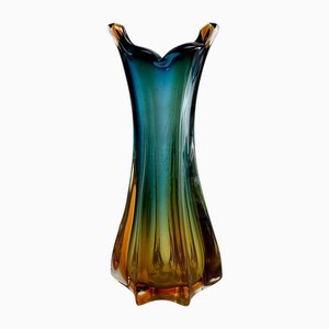 Vase Sommerso en Verre de Murano, Att to Seguso, Italie, 1970s