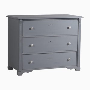 Silver Gray Chest of Drawers, 1900s