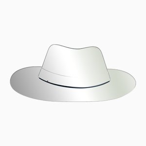 Espejo con sombrero de Georges Mathias, años 70
