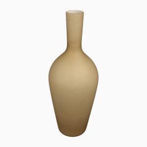 Vase en Verre de Murano Beige par Nigel Coates pour Salviati Modernariato, 1970s